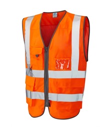 LEO WORKWEAR COBBATON ISO 20471 Cl 2 Coolviz Superior Waistcoat